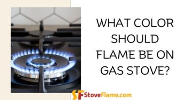 What Color Should Flame Be On Gas Stove