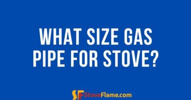 What Size Gas Pipe for Stove?